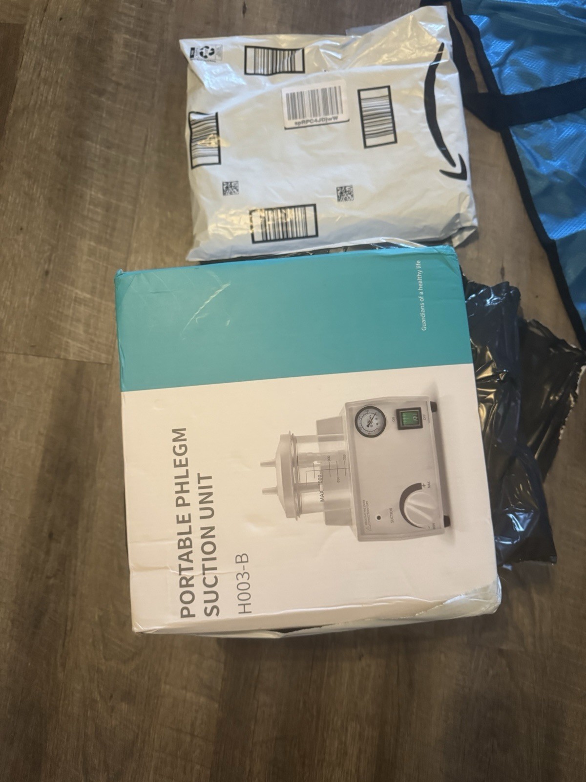 Portable Phlegm Suction Unit. With Hose and Pump. Brand New