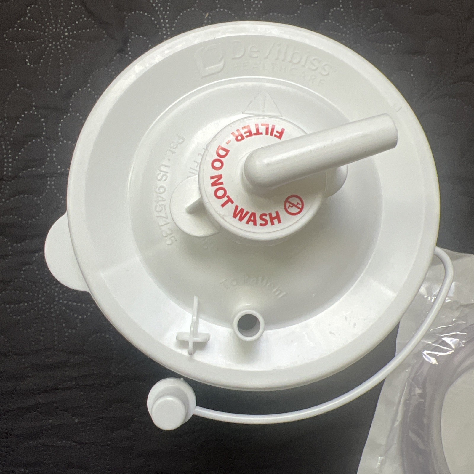 Devilbiss 800ml Canister Float Valve Shut-Off w/Mckesson Suction Tubing 16-66301