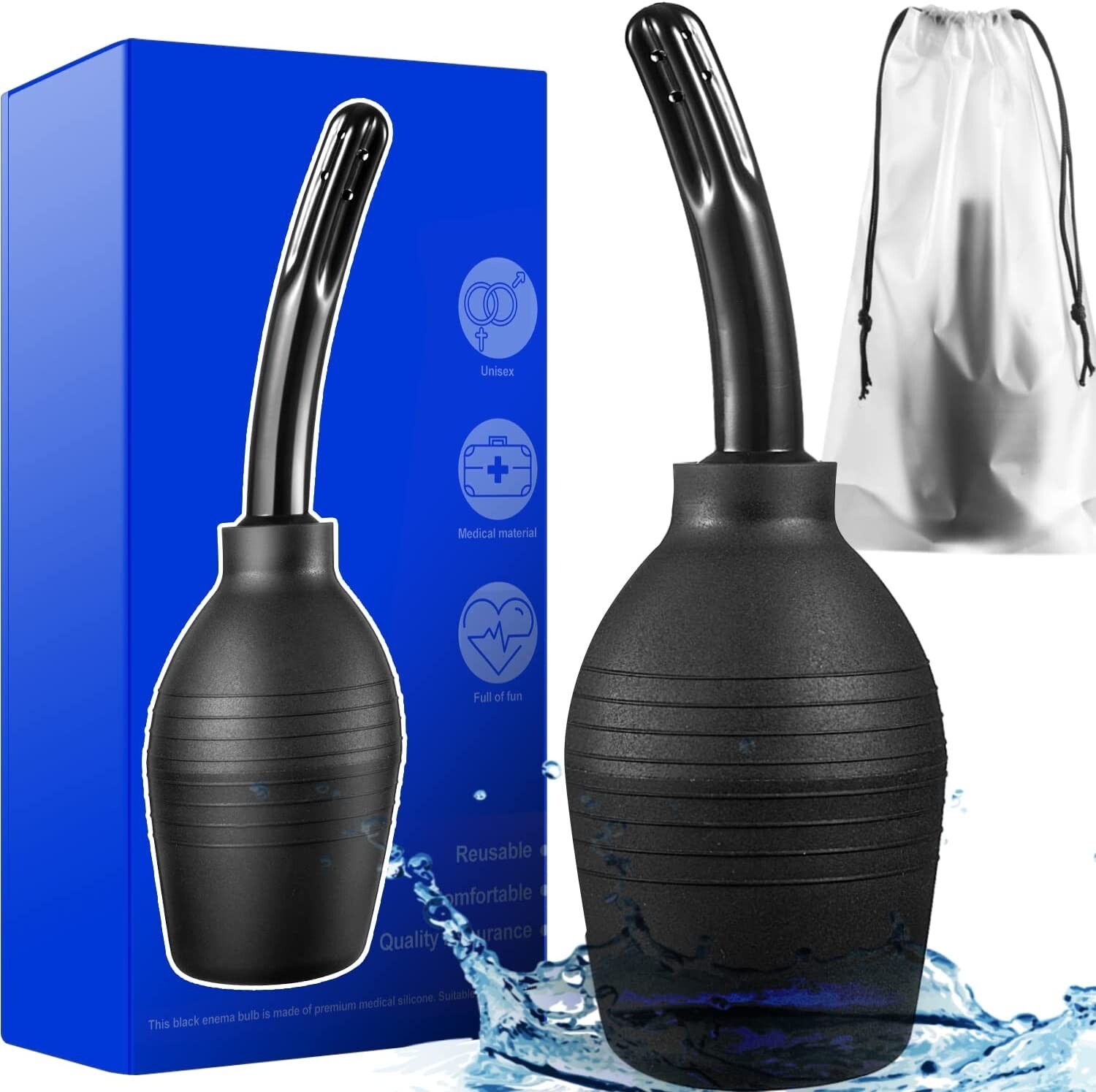 Ducha Anal Para Hombres Y Mujeres Lavado Anales Limpieza Suave Saludable Limpia