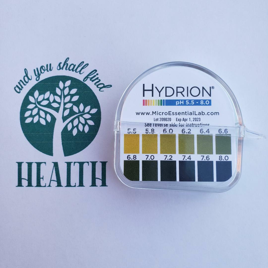 AYSFH Saliva Urine Body Alkaline Health pH Testing 5.5-8.0 pH Test Strip Tape