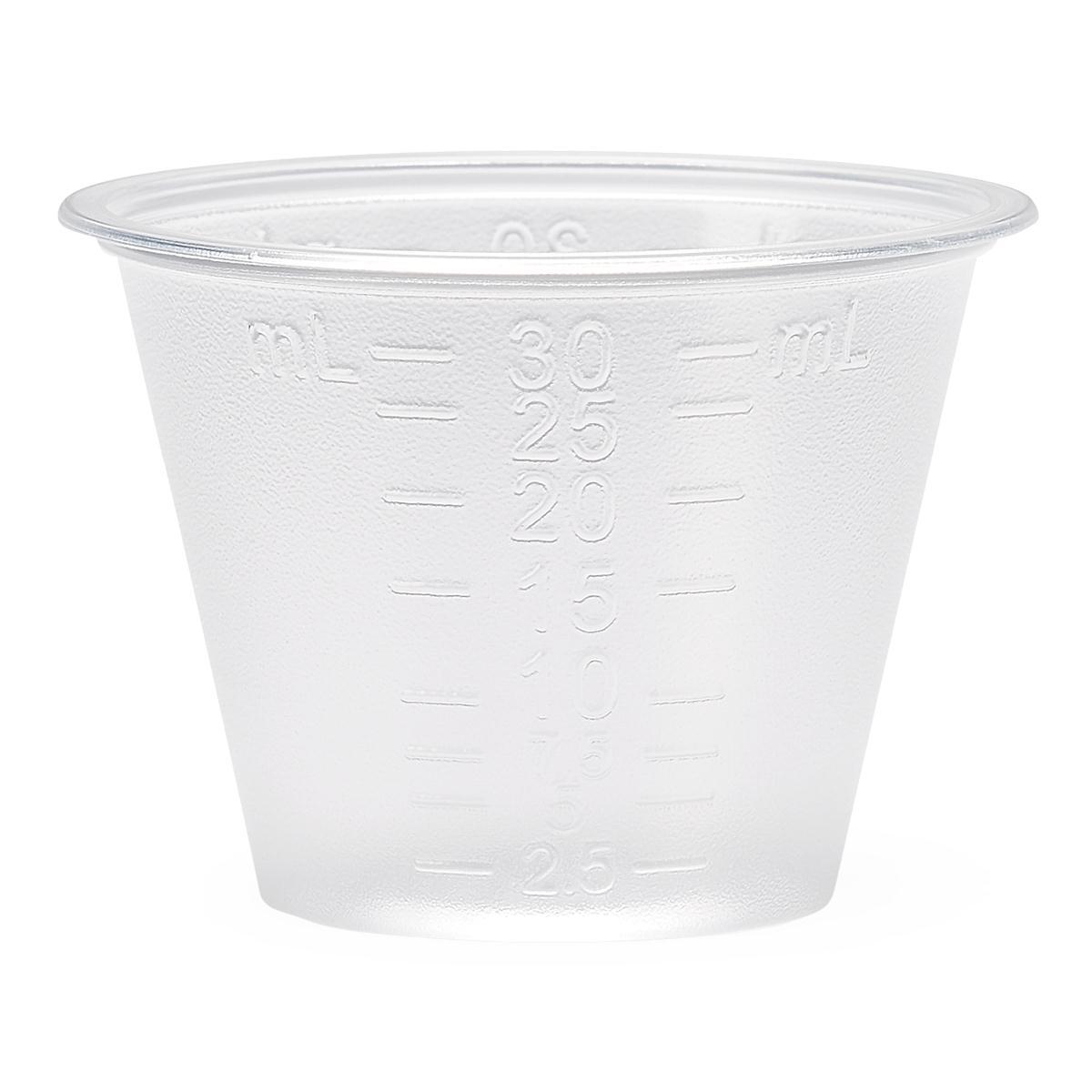 Nonsterile Graduated Plastic Medicine Cups mL only, Tube