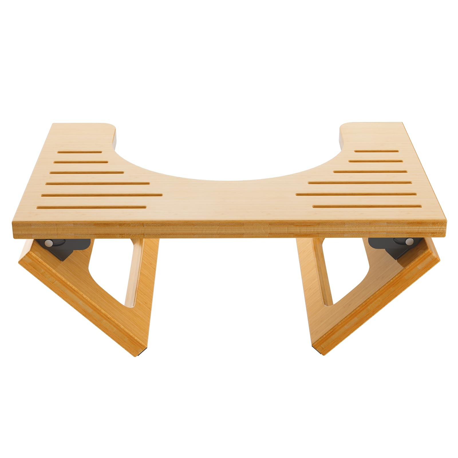 AmazerBath 7 Inches Bamboo Toilet Stool Squat for Adult, Foldable Squatting Pott