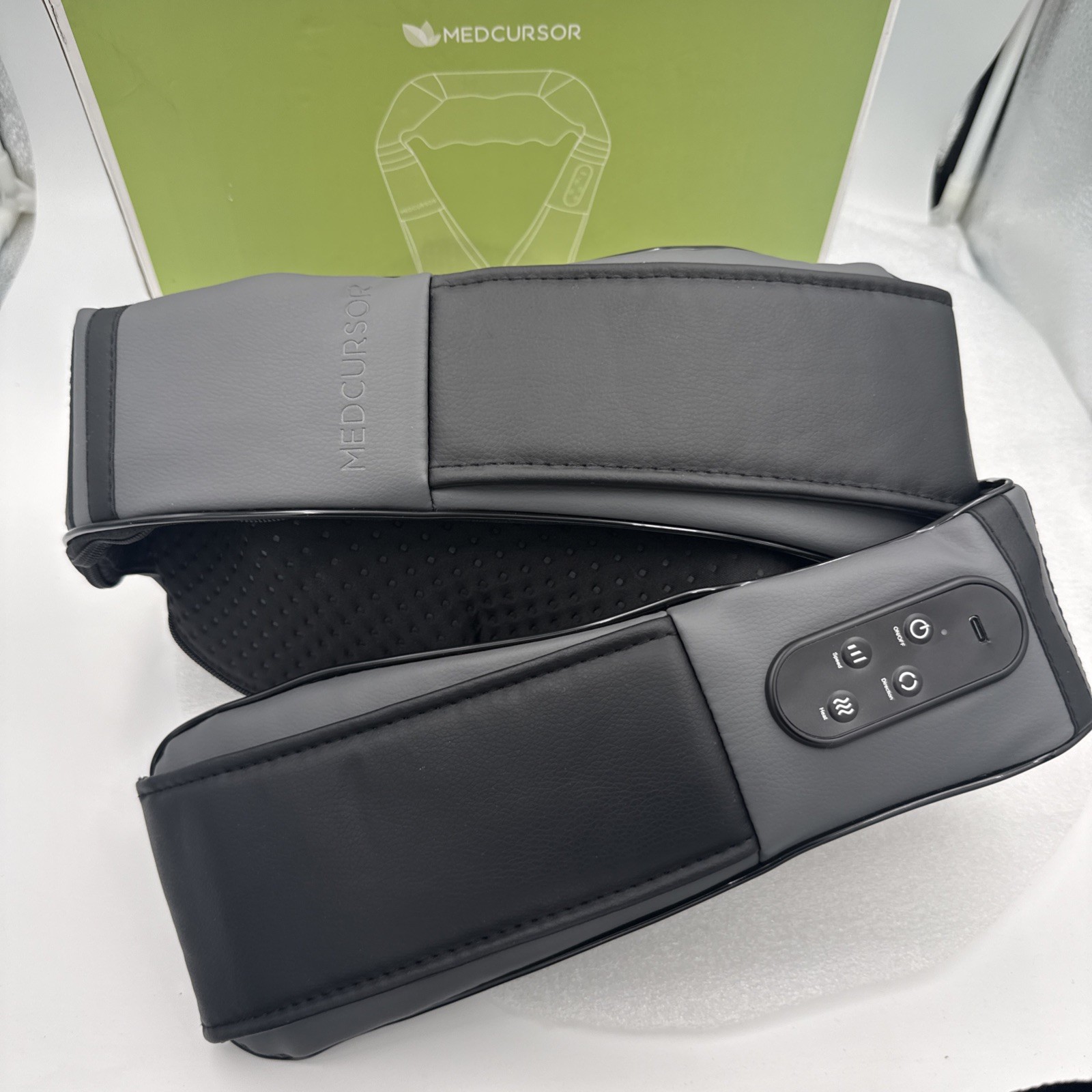Medcursor Neck Rechargeable Massager with Heat for Pain Relief Deep Tissue