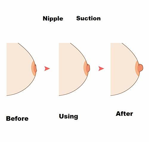 2Pair Silicone Nipplesuck Corrector for Women Flat Inverted Nipples Brown