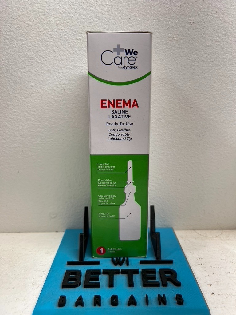 Saline Enema Dynarex 4719 1 PIECE