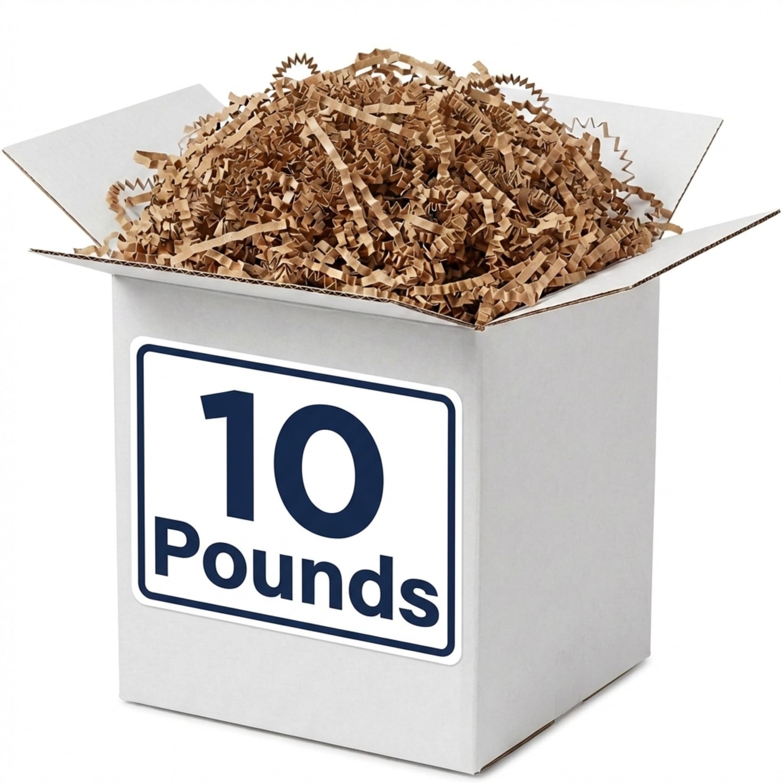 Kraft Crinkle Paper Filler 10lb Shredded Packaging BOX USA CP10A Basket Stuffing