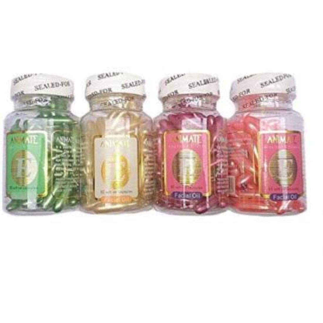 Vitamin E Capsules Facial Oil Combo pack of 4 240 capsul