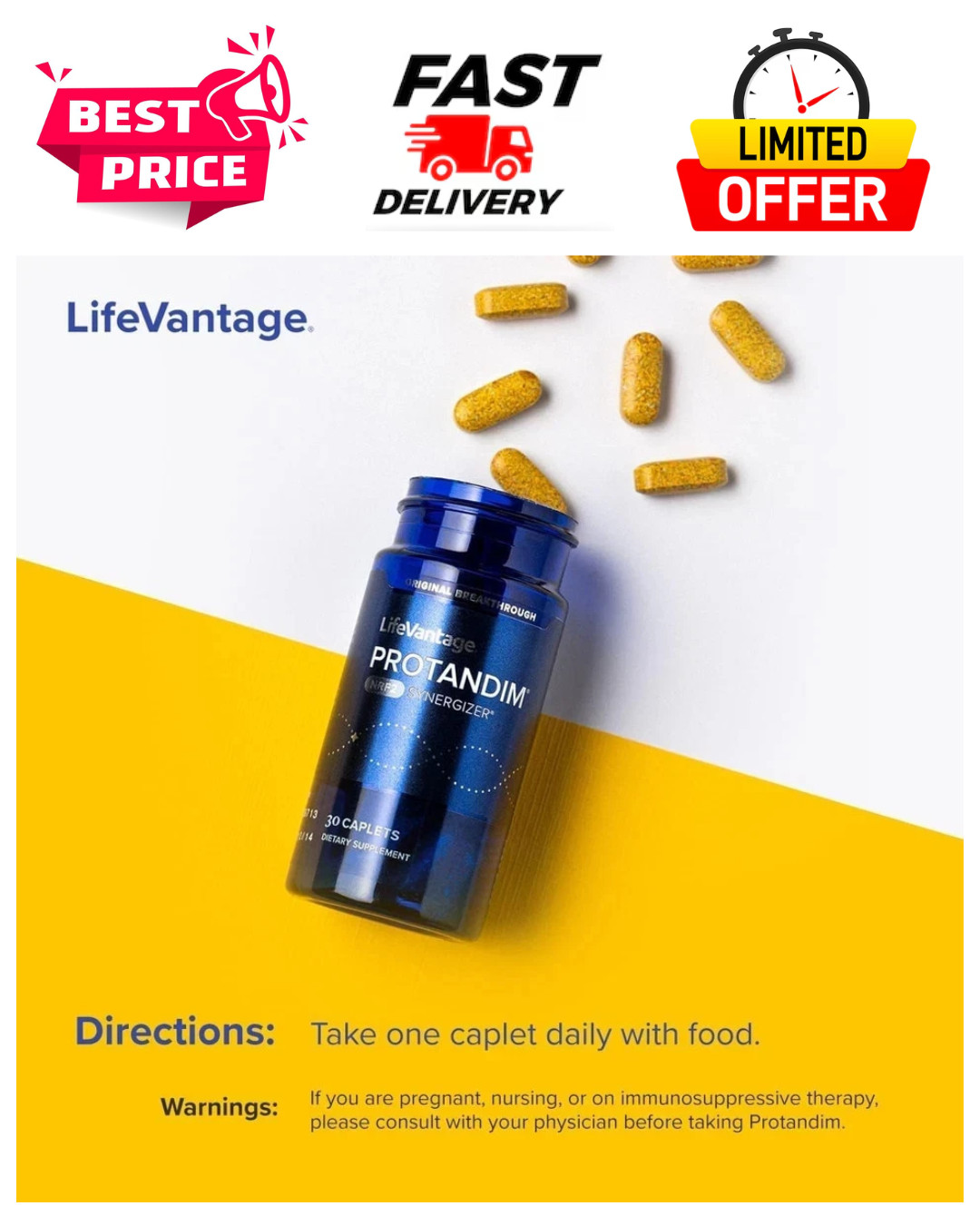 Authentic Nrf2 Synergizer 30 Caplets ~ Exp 10/2027