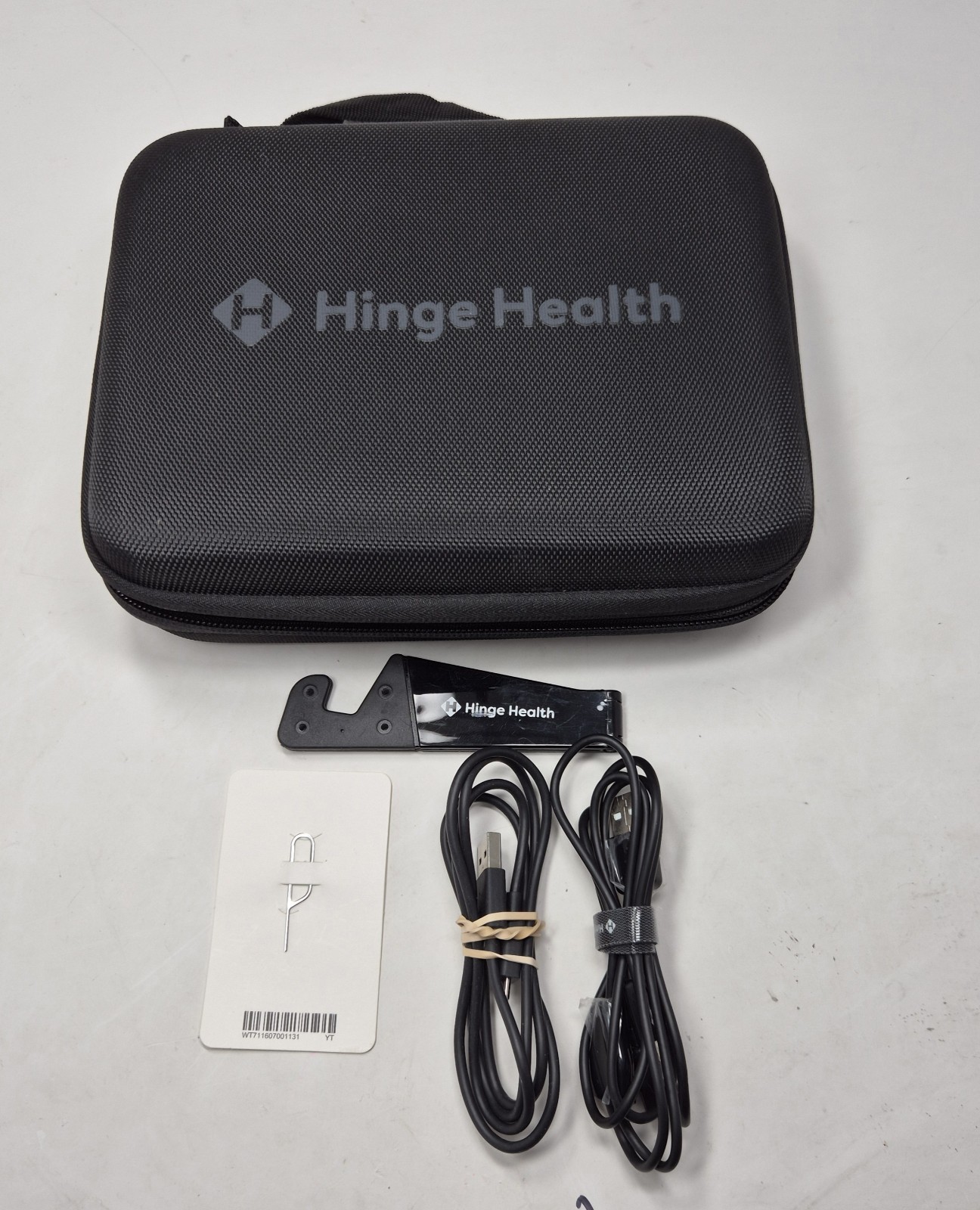 Hinge Health Therapy Kit Sensors Straps Charger Case With Cords