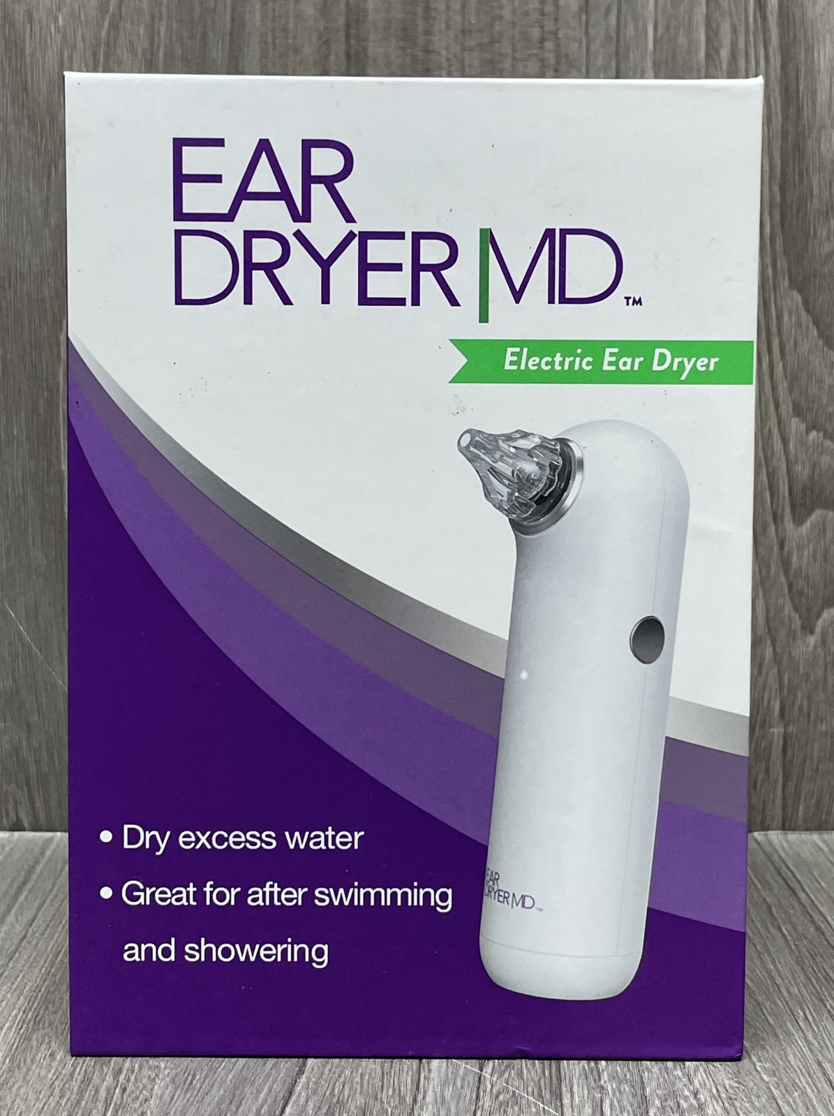 Ear Dryer MD Electric Dries Excess Water After Swimming or Showering NEW SEALED