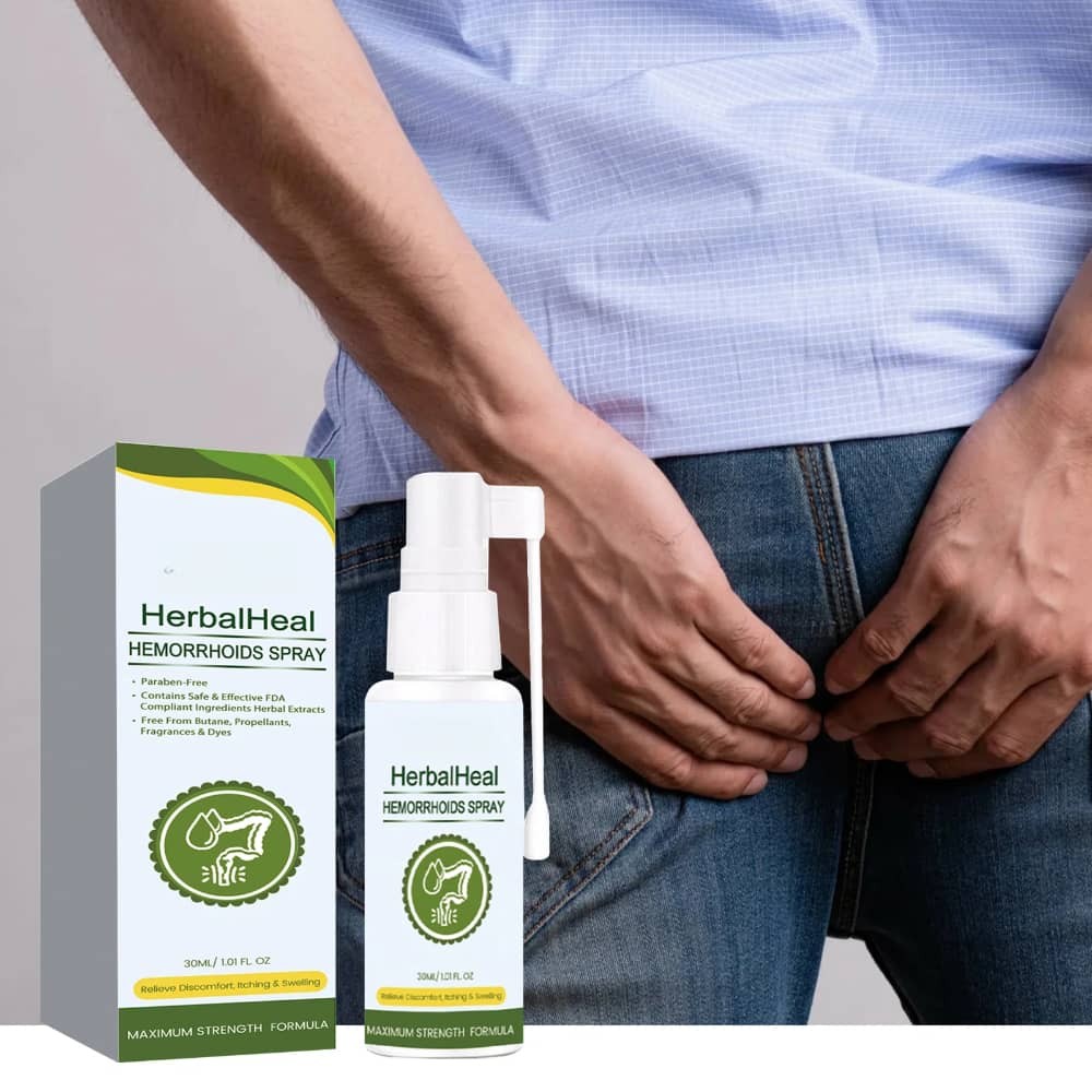 Herbal Hemorrhoids Spray Gentle Soothing and Misturizing Care Spray for Perianal