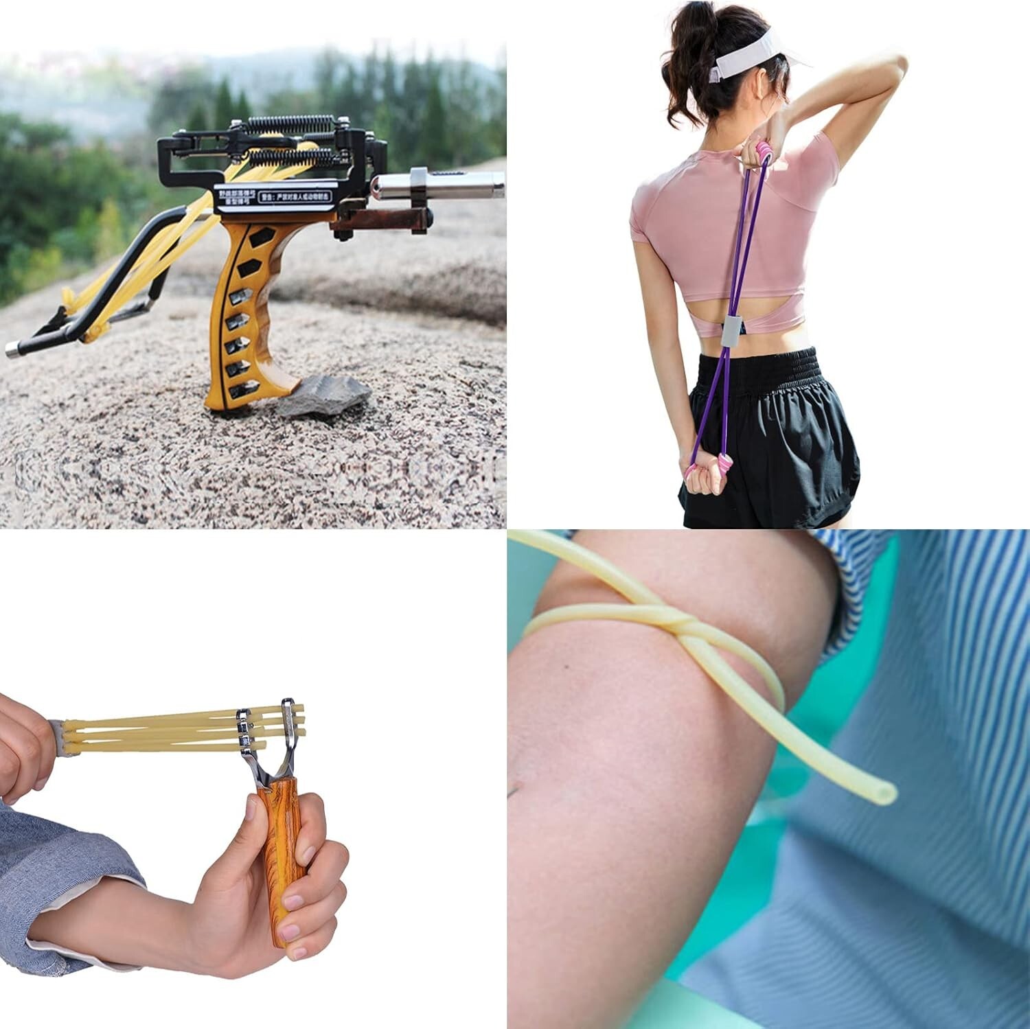 Custom Length Black Latex Tubing for Speargun, Surgical & Fitness Applications