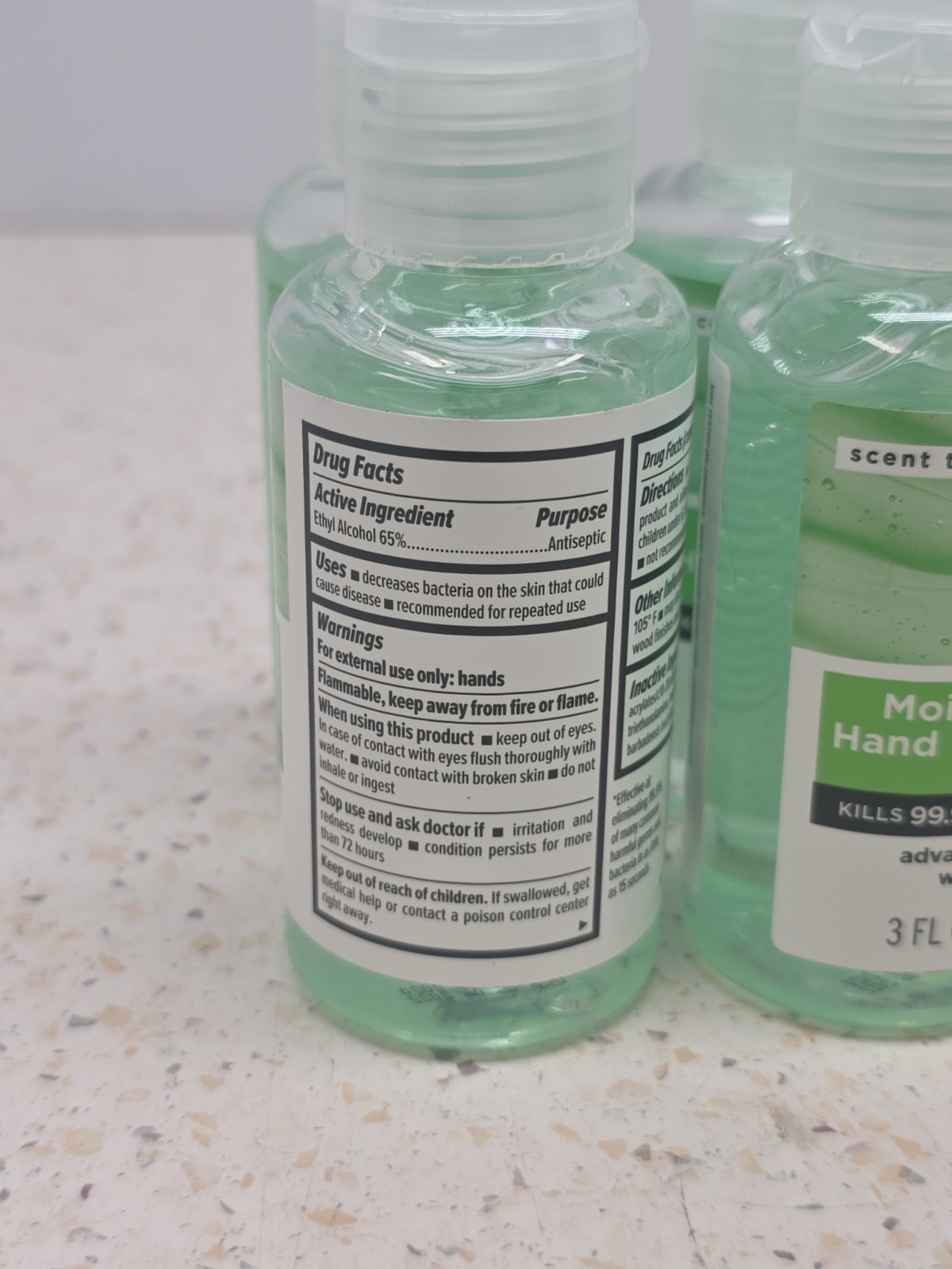 Scent Theory Keep Clean Hand Sanitizer w/ Aloe 3oz 89mL New -Lot Of 6 Bottles