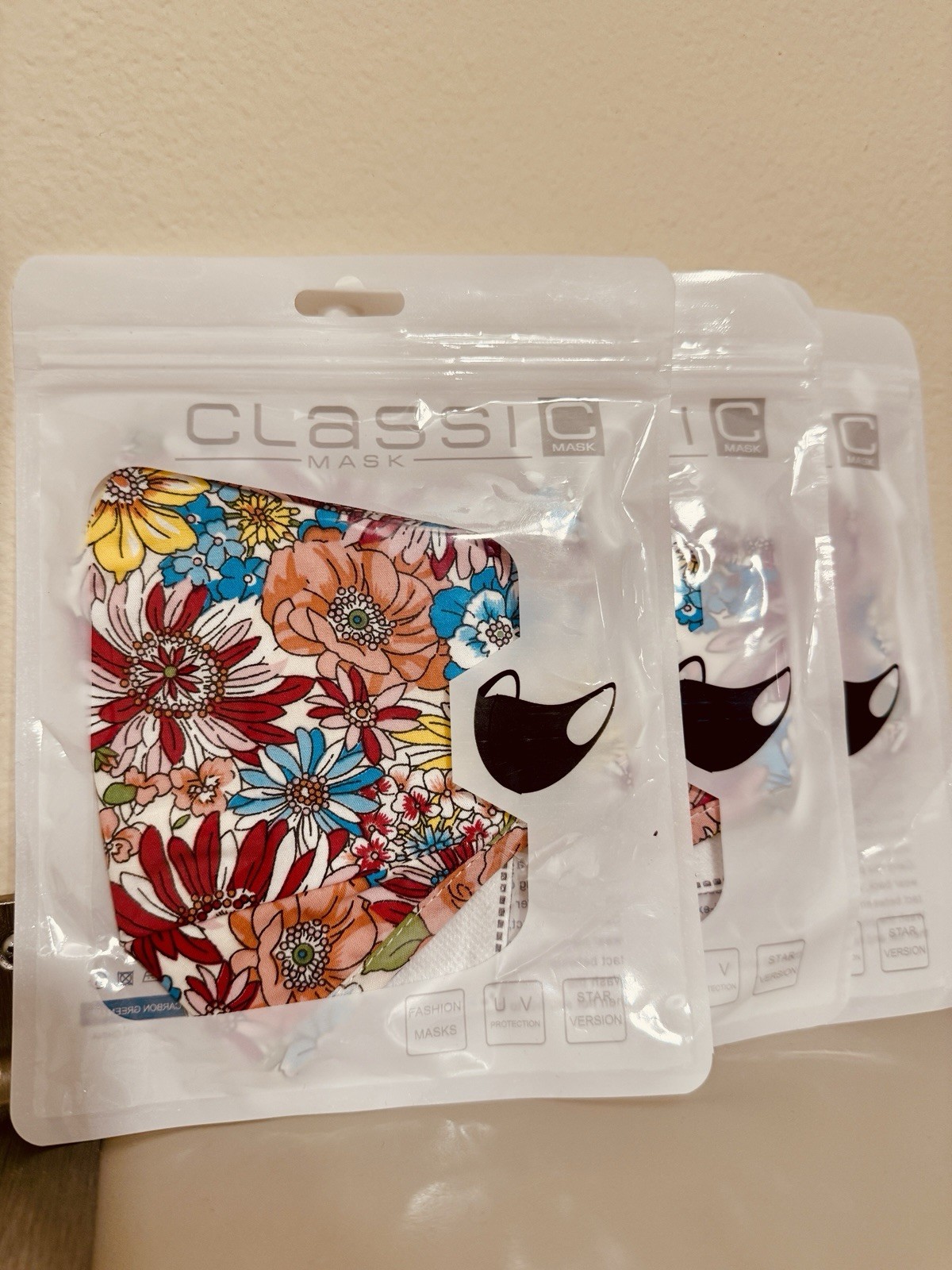 Fashion Dust Mask – Floral pattern x3