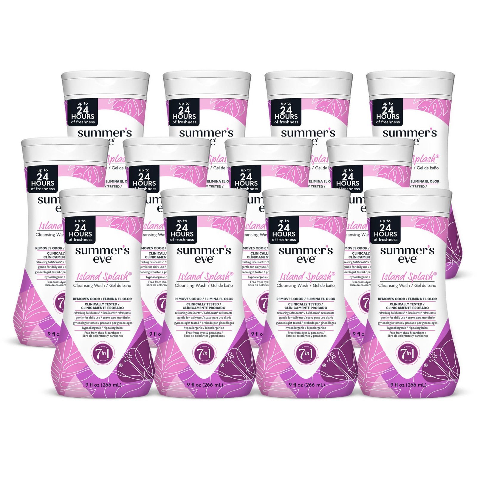 Feminine Wash pH Balanced Island Splash 9 Fl Oz Summer s Eve Summers All-Over