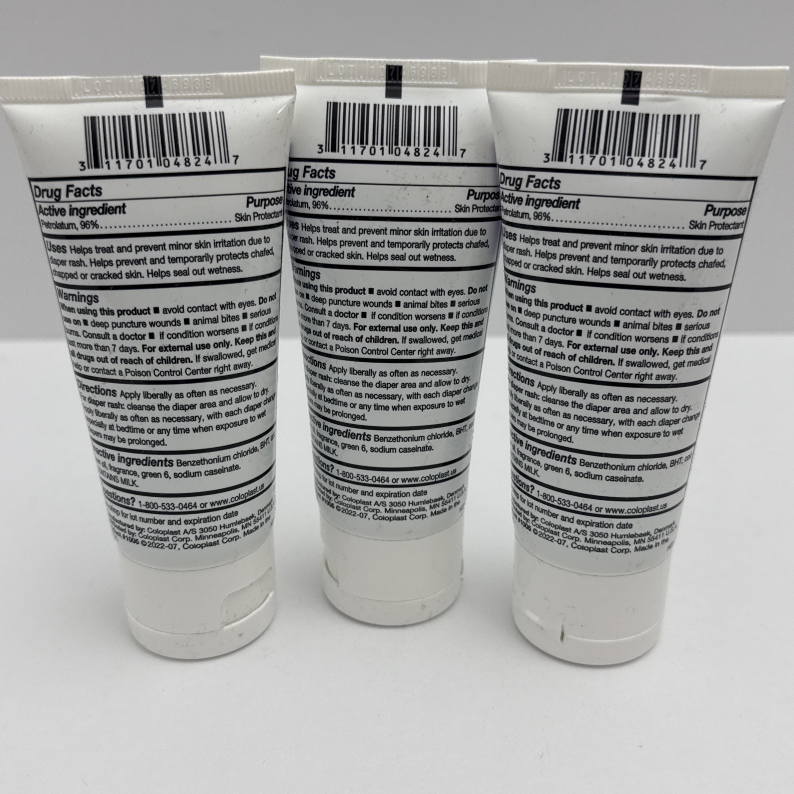 Coloplast Baza Clear Skin Protectant Scented 1.75 oz Tube 3 Count