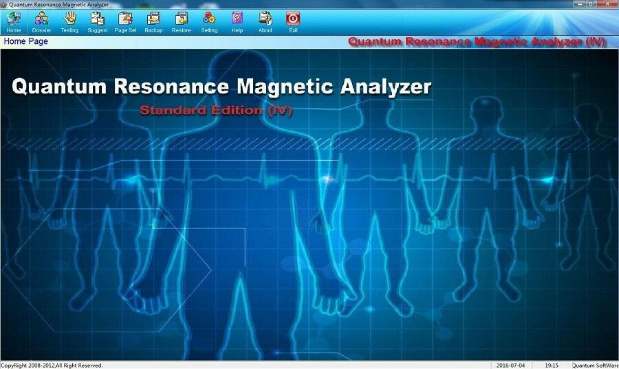 Newest Version 4TH 52 Reports Quantum Magnetic Resonance Body Analyzer Device US