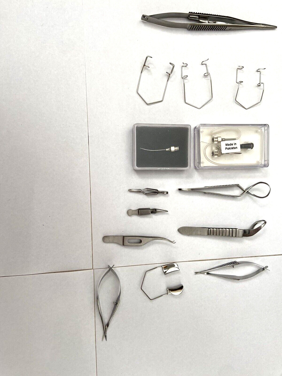 Eye Microsurgery Instruments, 15 Pcs, New