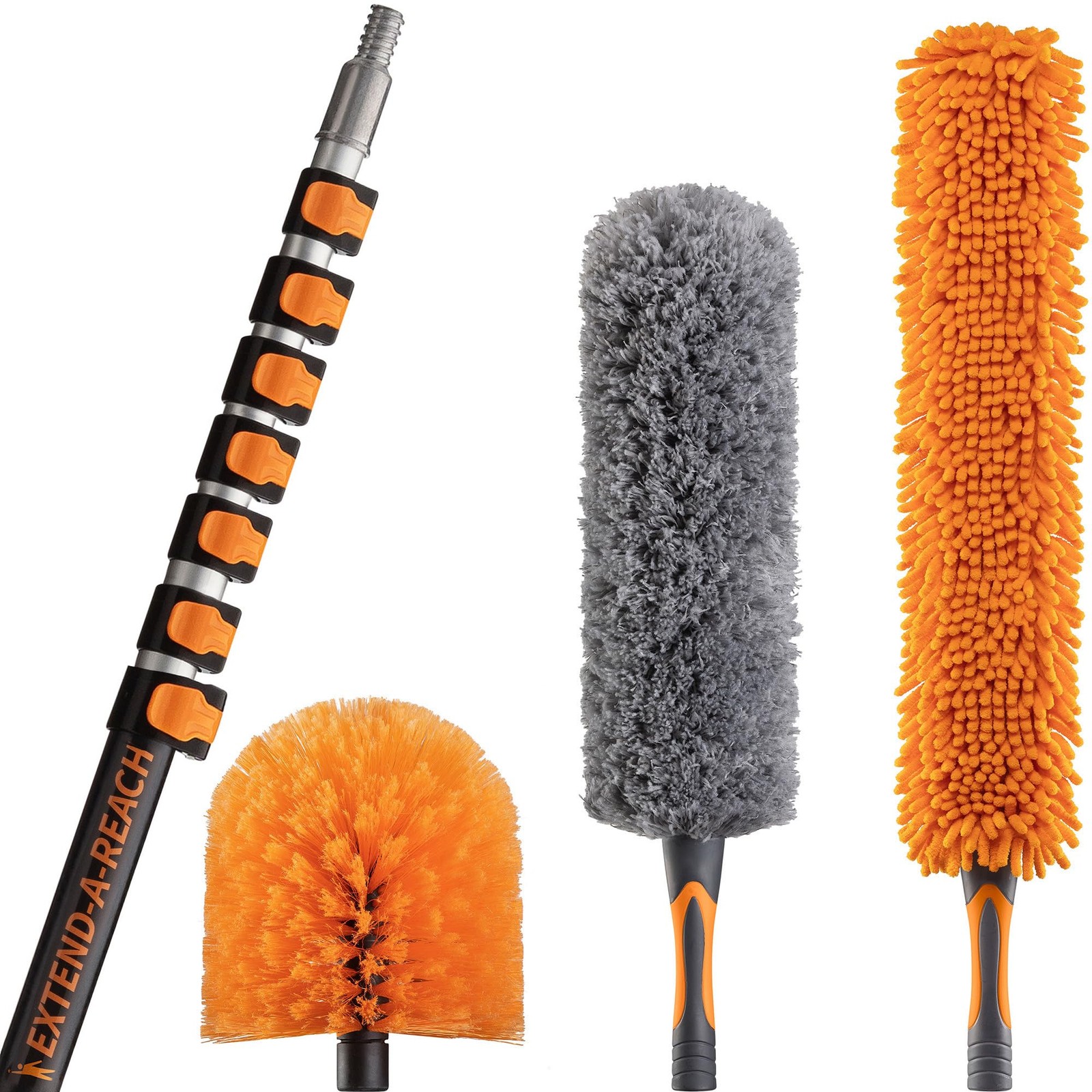 Reach Duster Kit 30 Ft Telescopic Pole Ceiling Fan Cobweb P3_30 5-30 Foot High