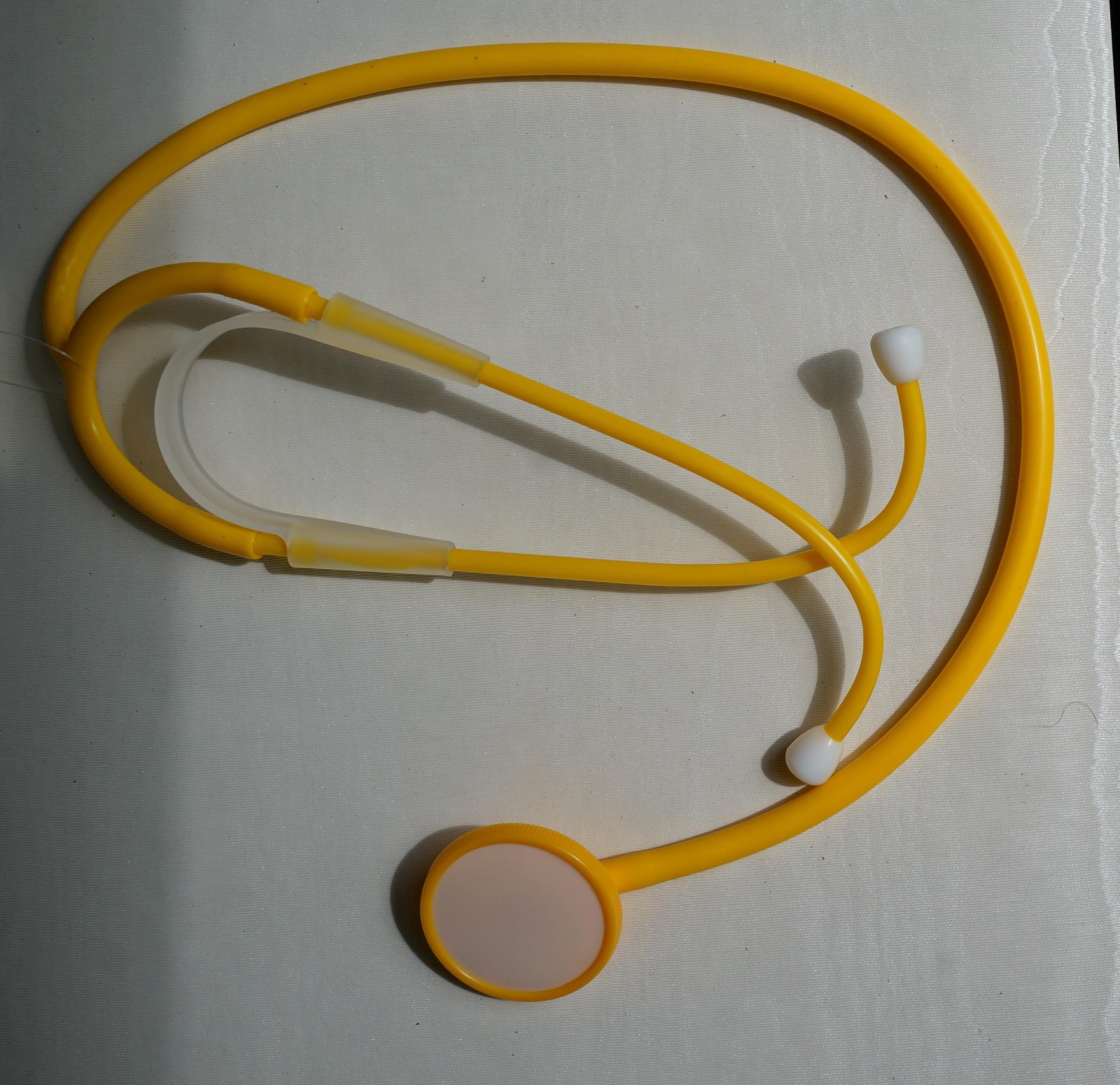Yellow Plastic Stethoscope Unused without Package Nurse Doctor