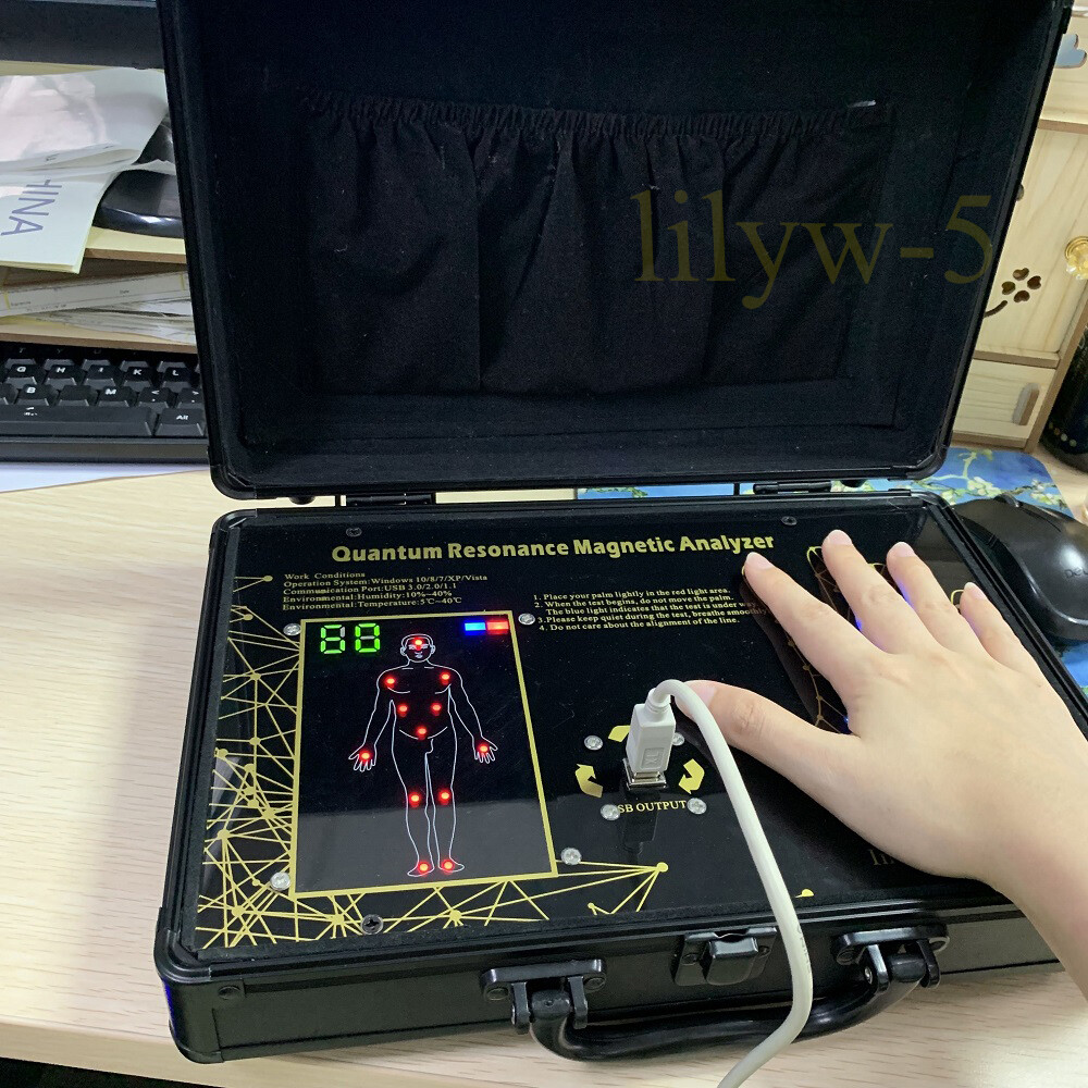 2022 Newest 4.7.0 Black HandTouch Quantum Magnetic Resonance Body Analyzer