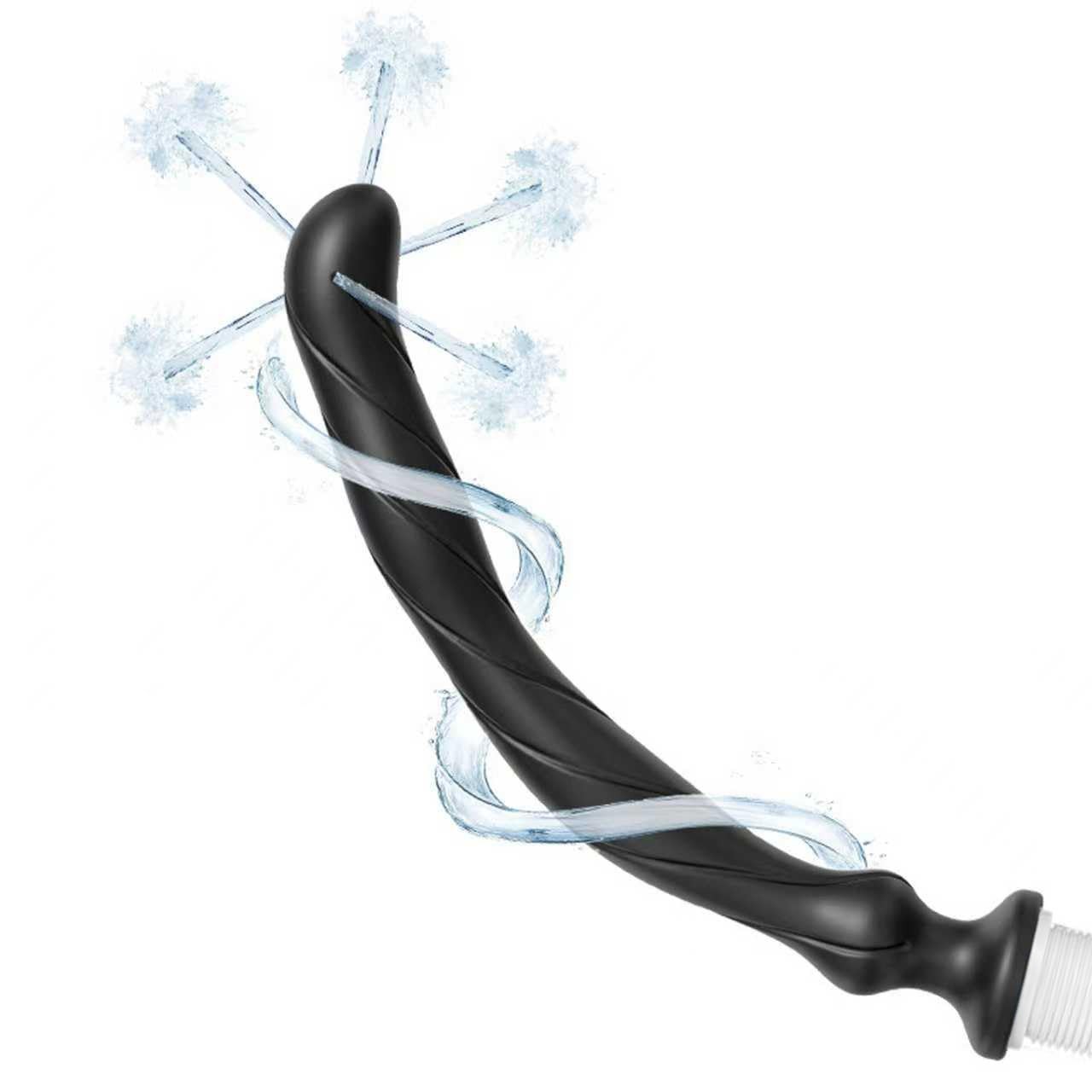 Shower Enema Douche Nozzles -5 Holes Water Spray, Silicone, Reusable Shower E…