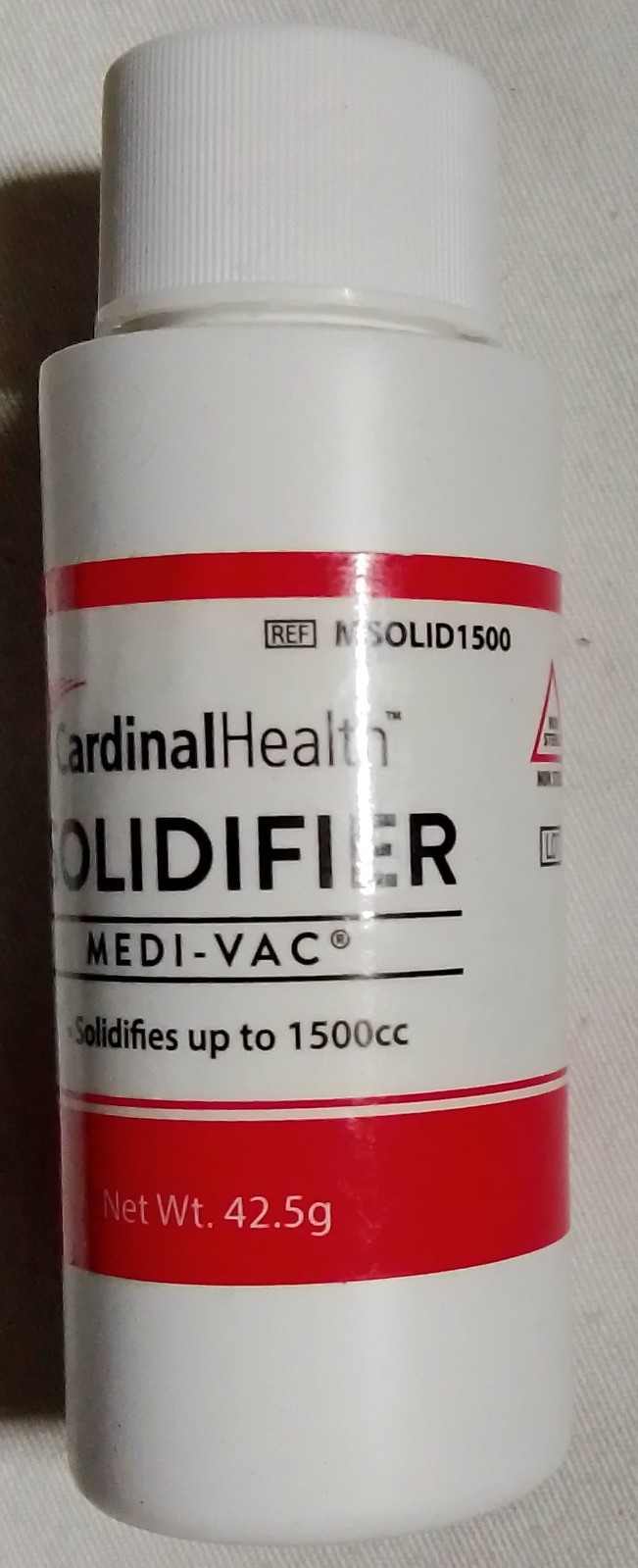 Lot of 6 Cardinal Health MSOLID1500 Medi-Vac Solidifier 42.5g