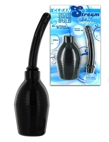 CleanStream Deluxe Silicone Enema Bulb – Anal Vaginal Douche Hygiene Cleansing