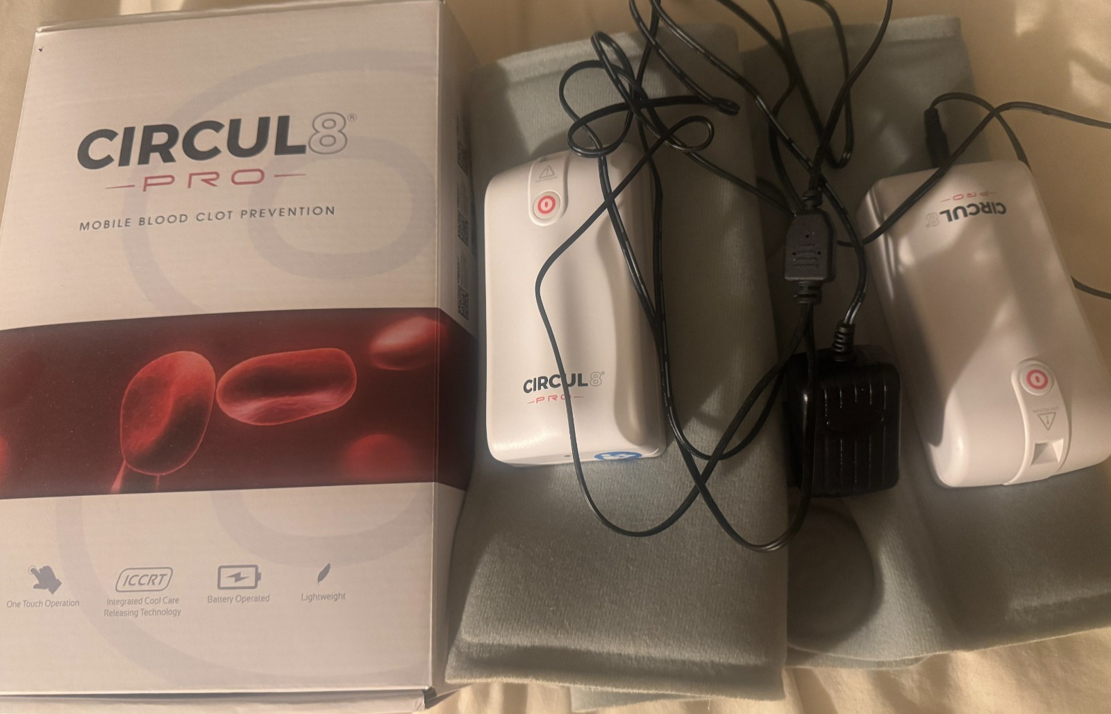 CIRCUL 8 PRO Mobile Blood Clot Portable Prevention Compression Model No. 08-0027