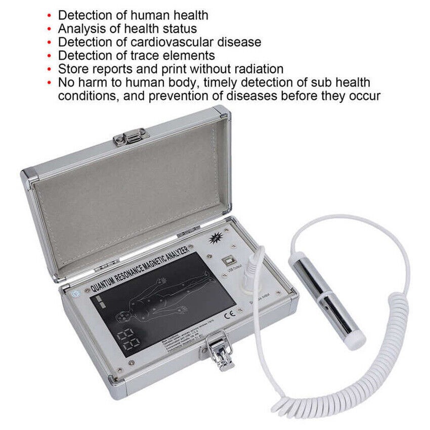 4th 52 Report Generation Quantum Magnetic Resonance Health Analyzer and Detector