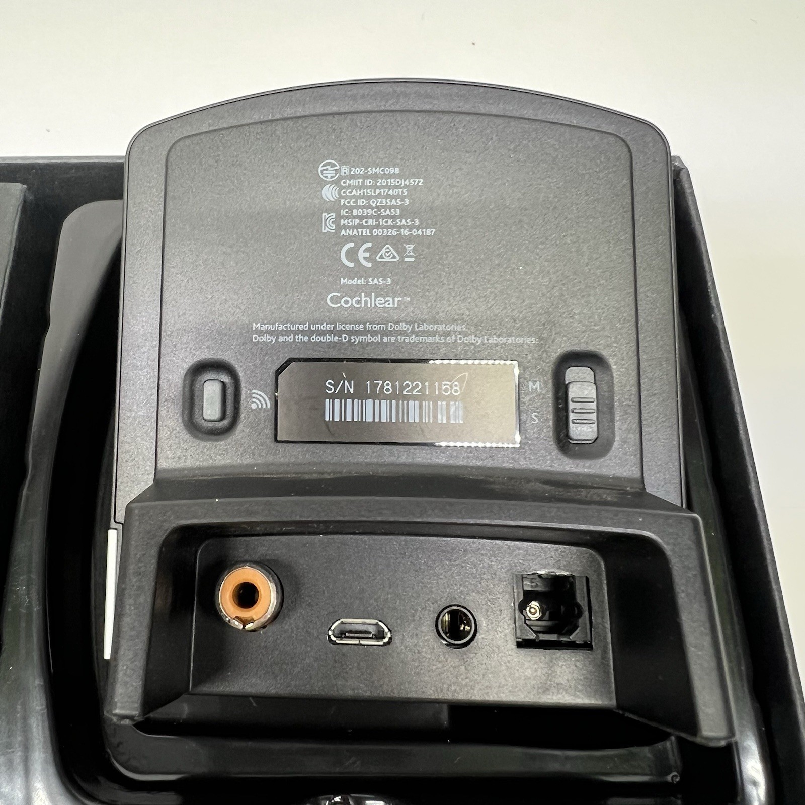 Cochlear 94761 Wireless TV Streamer Hearing Assistance Accessory **READ**