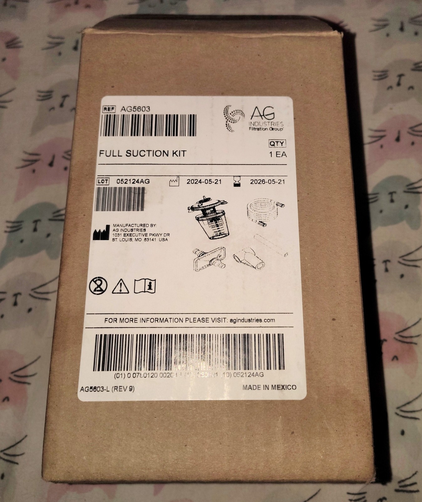 Full Suction Kit – Suction Canister/Accessories NIB Disposable Medical Supplies