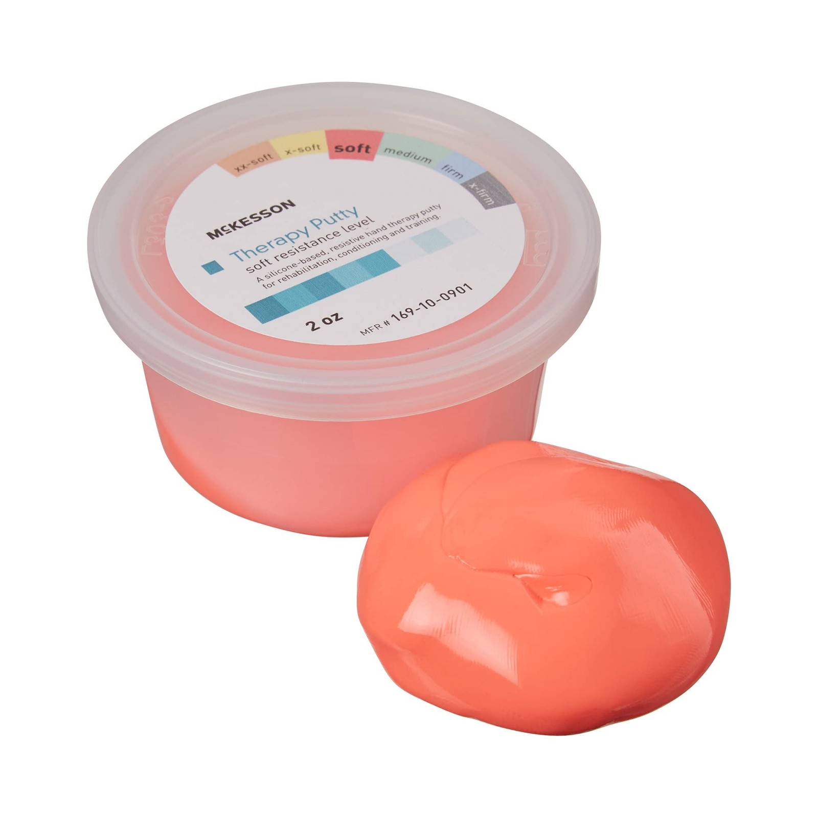 McKesson Therapy Putty, Non-Toxic, Unscented, Red, Soft, 2 oz, 1 Count red