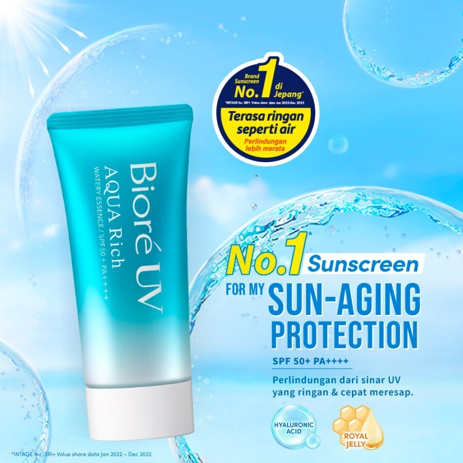 Biore UV Sunscreen Aqua Rich Watery Essence SPF 50 + PA++++