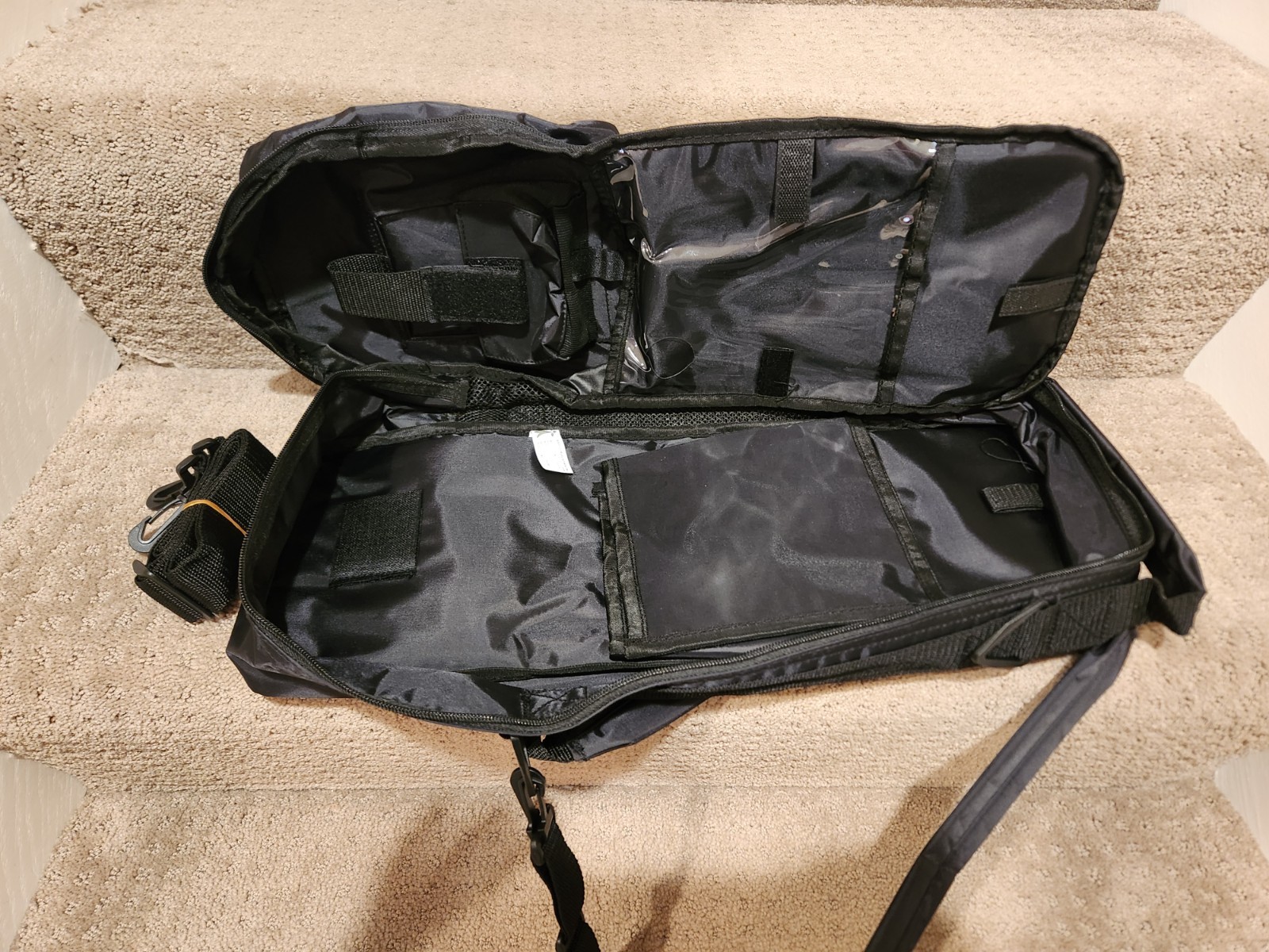 TPN Enteral Feeding Tube Infusion IV 3000 ML Medical Backpack BLACK NEW