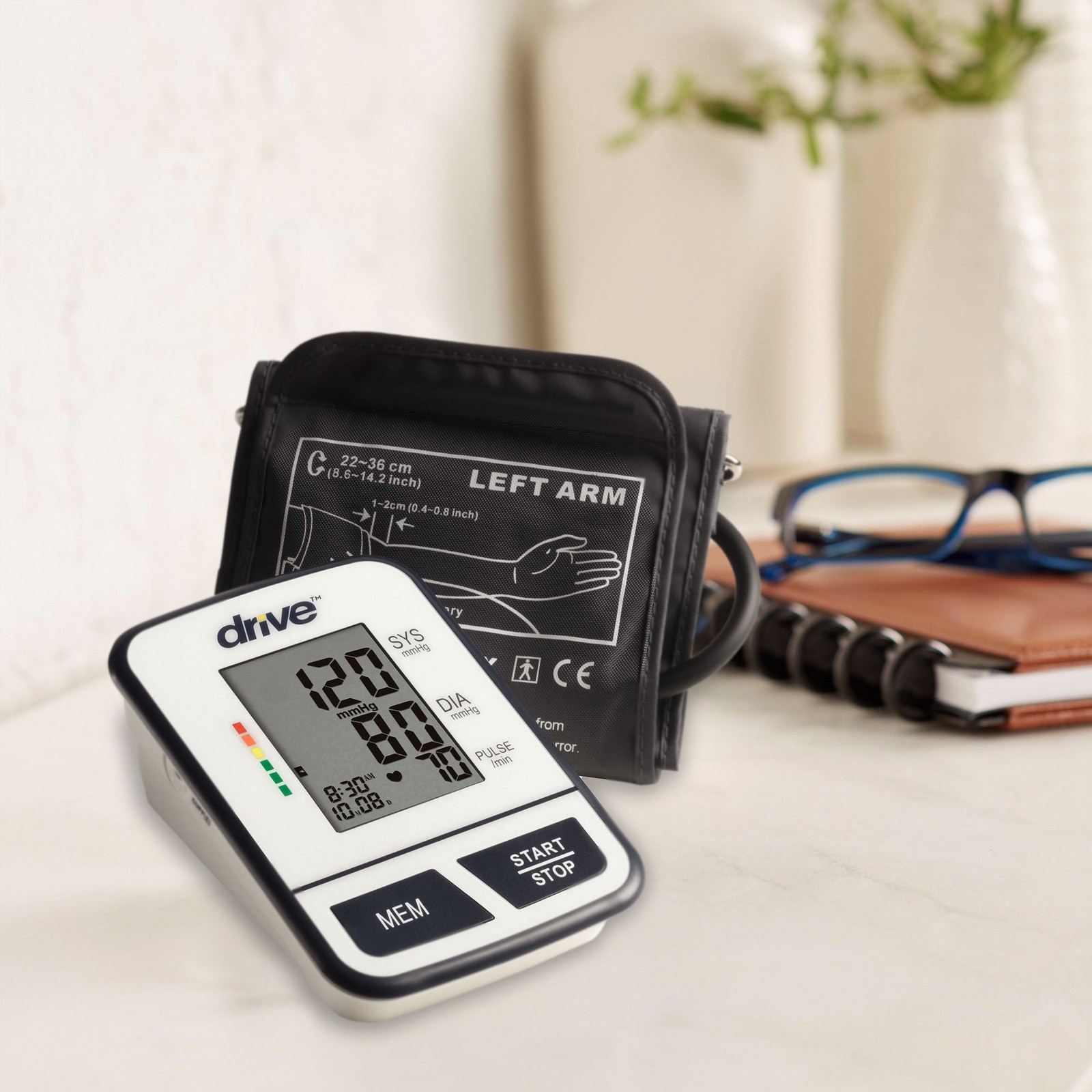 Drive Medium Cuff Arm Home Automatic Digital Blood Pressure Monitor