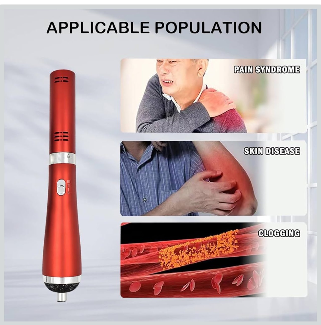 Infrared Physiotherapy Blower Massage Wand for Body Pain Relieve and Relaxion