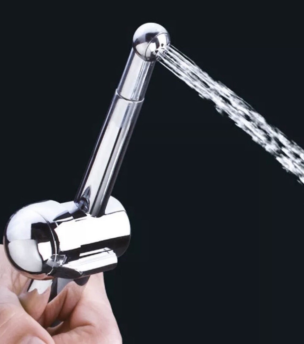 Shower Enema Douche Anal Vaginal Cleansing Nozzle +Flow Regulator for Men Women
