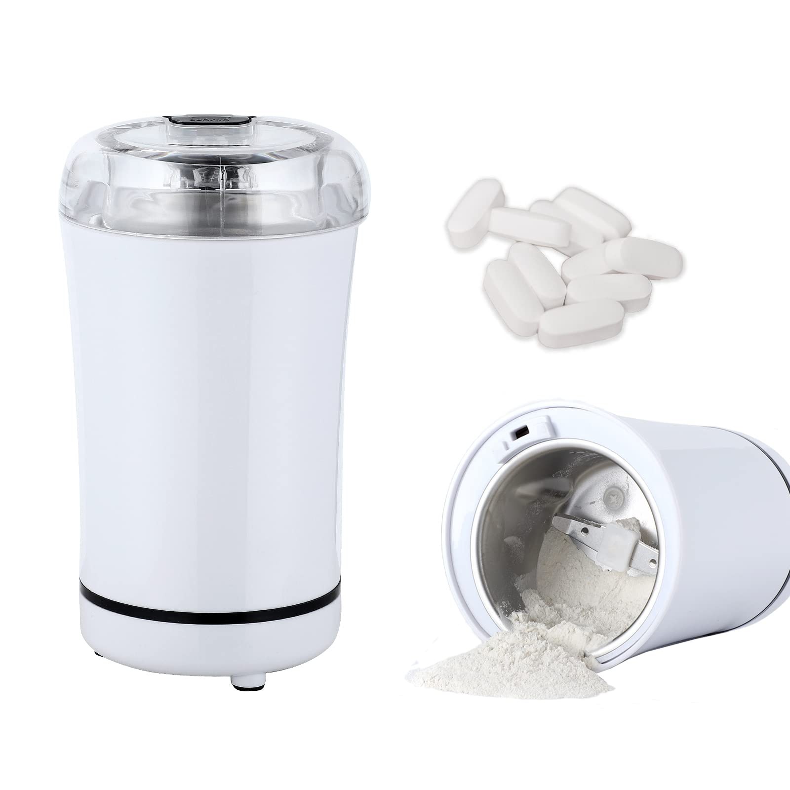 Electric Multifunctional Grinder.Electric Pill Crusher Grinder for White