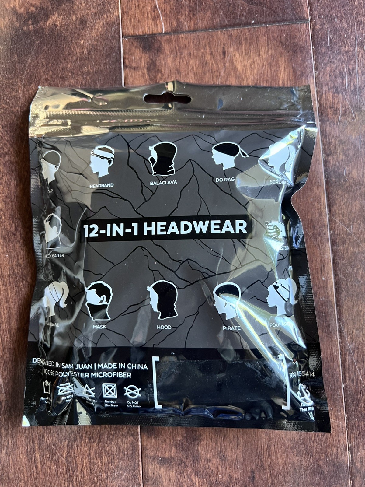 Tough Outfitters 12-in-1 Tough Headwear Headband – Unisex -blue Face Covering