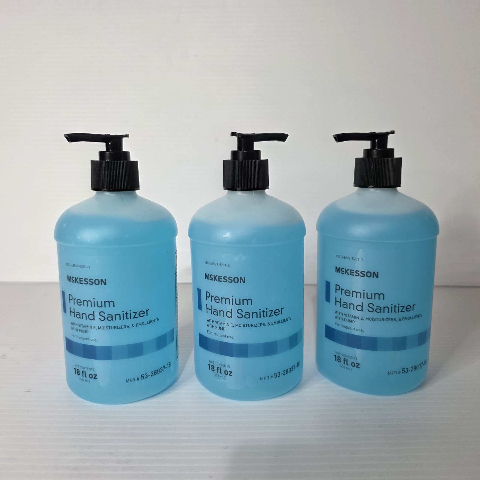 McKesson Premium Hand Sanitizer 18 Oz Pump Bottle Lot Set Of 3