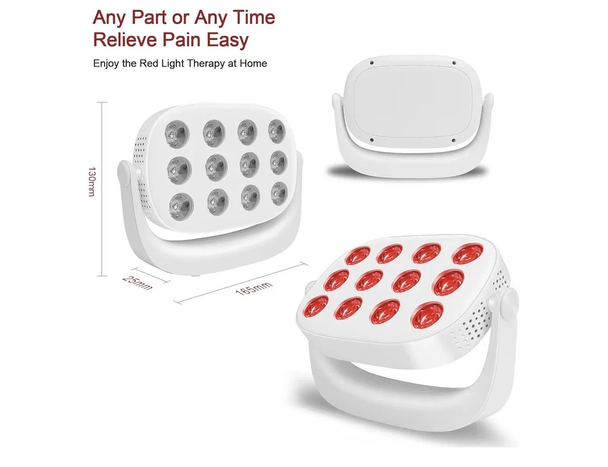 REDVIVE Red LED Light Therapy Device 660nm 850nm Handheld White RLA04 New