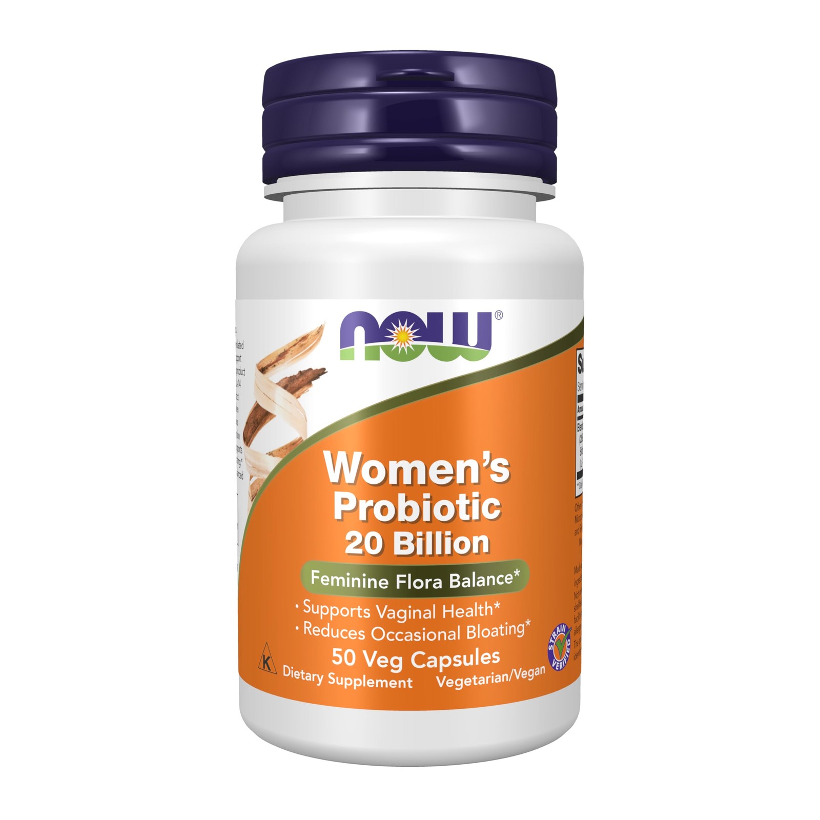 Women s Probiotic 20 Billion 50 Veg Capsules Three Strains NOW Foods Supplements