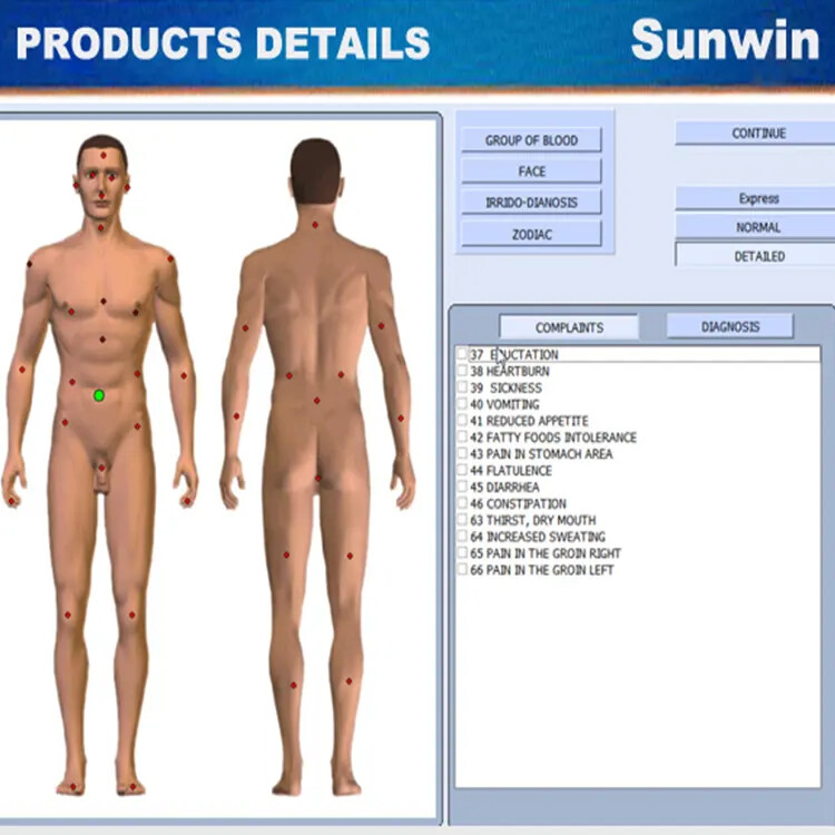 9D-NLS Quantum Resonance Bio Electric Body Magnetic Diagnostic Body Analyzer US