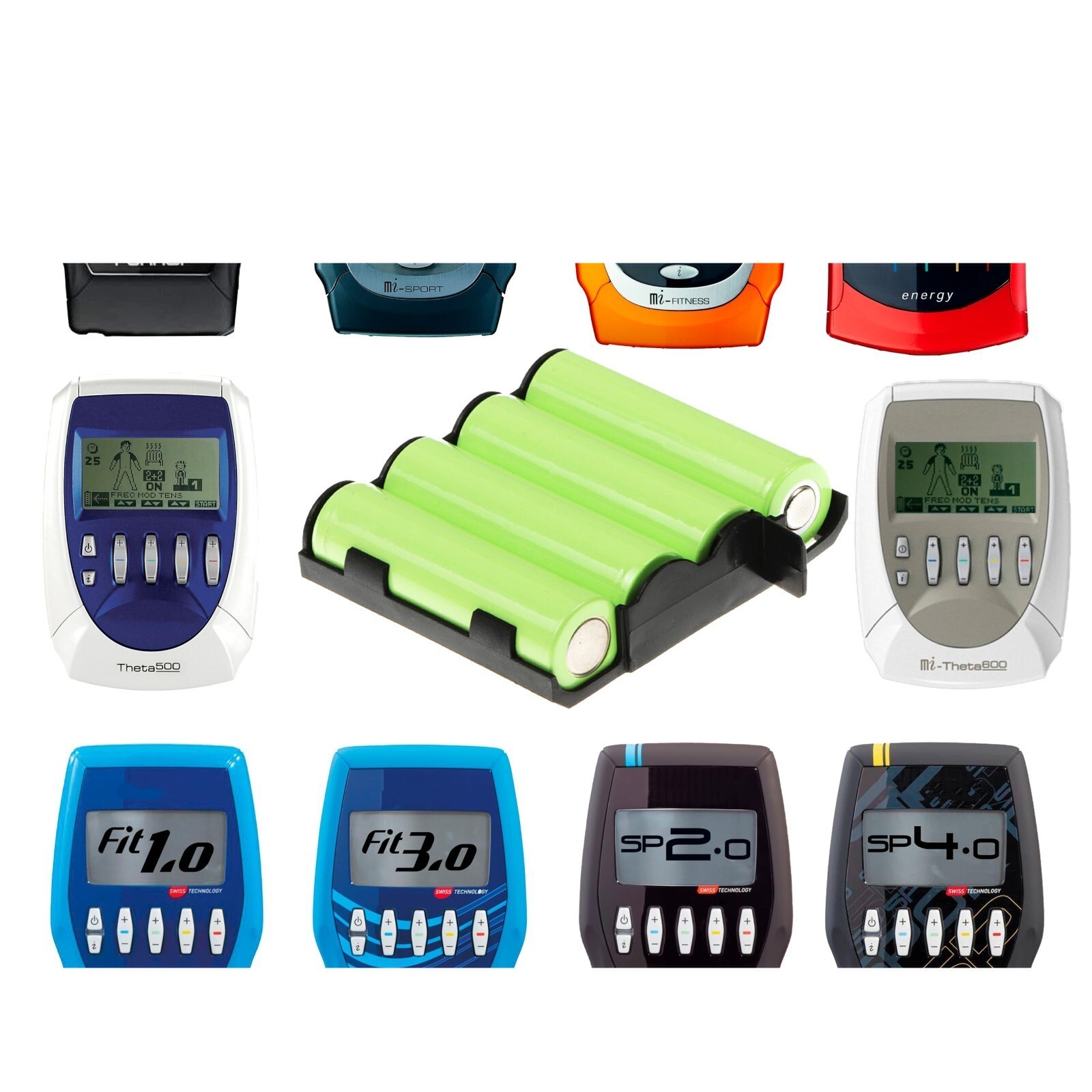 2000mAh battery for Compex 4H-AA1500 941210, Sport Elite 2.0 Performance 2.0