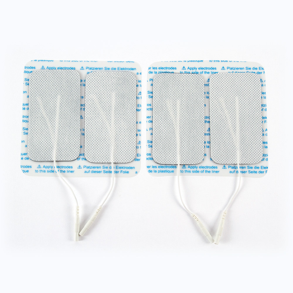 BodyMed Fabric Backed Electrodes – 2″x 3.5″ Rectangle 10 Pkgs of 4, TENS
