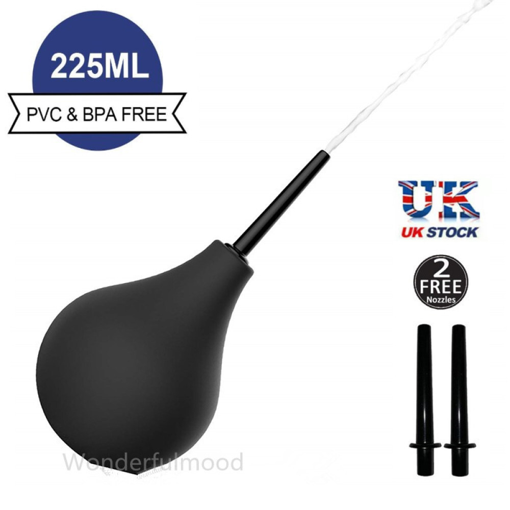 2Pack Silicone Enema Bulb Kit for Men and Women, Anal/Vaginal Douche Enema Clean