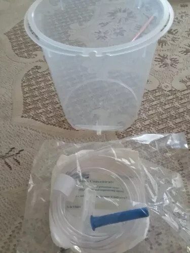 Enema Bucket W/Castile Soap 1500cc Bucket