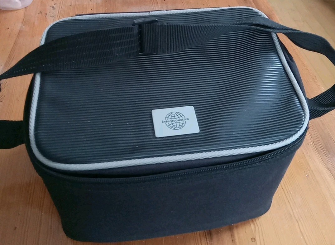 Interacoustics LARGE Footed Zip Hard Travel Case Black 12 x 7.5 x 8.5″ Free SHIP