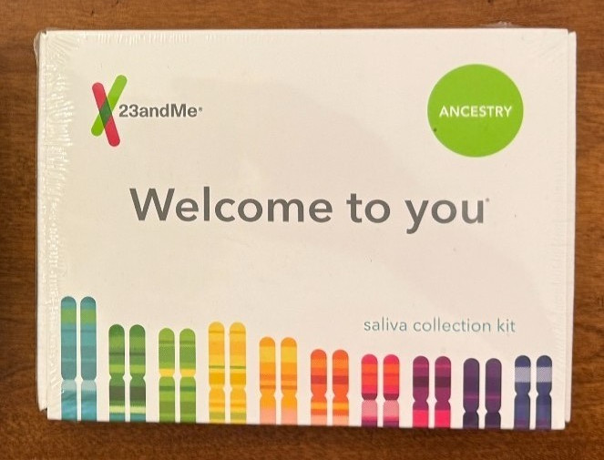 23andMe 23 And Me Health + Ancestry DNA Saliva Collection Kit 2020 SEALED